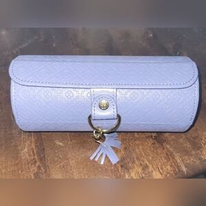 Vlando Purple Travel Jewelry Organizer with Tassel.